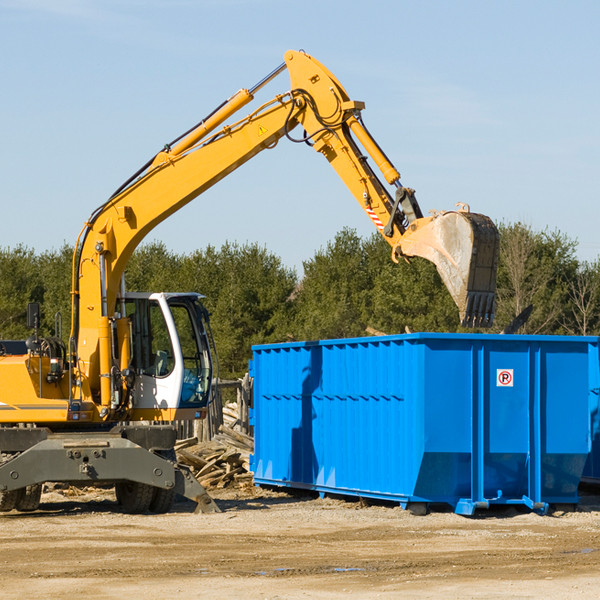 can a residential dumpster rental be shared between multiple households in East End AR